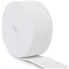 LeisuDay Elastico da 10 metri, larghezza 40 mm, elastico in gomma, per la casa, accessorio per il cucito, fai da te (bianco)