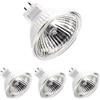 DLEDMOP MR16 Lampadina Alogena 24V 50W 20W 35W GU5.3 MR16 Luce Lampadine Alogene Copertura In Vetro per Lampada Da Scrivania Luce A Binario(4PCS / 50W)