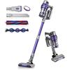 Laresar Elite 1 Aspirapolvere Senza Fili, Scopa Elettrica Senza Fili Potente 26Kpa, Batteria Rimovibile 35Mins, 380W Motore Brushless, con LED
