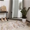 Mazovia Tappeto per Corridoio - Passatoia Corridoio Moderne - Motivo Astratto - Tappeto a pelo Corto per Ingresso, Salotto - Certificato Oeko-Tex - Tappeto Beige Crema con Oro 70x300 cm