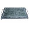 cosedacasa Griglia piastra bistecchiera barbecue in pietra ollare per cuocere arrostire cibi alimenti con stand in acciaio -Piastra ollare piccola 20x30 cm