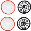 YUETTYY Set di filtri HEPA di ricambio per Dirt Devil DD2650-1, DD2651-0, DD2720 | 2620001 e 2620002-2 compatibili | Filtrazione dell'aria premium (2 set)