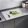 Chisida Tagliere Acciaio 316 Inox,Tagliere da Cucina,Spianatoia Acciaio Inox,Tagliere da Cucina Professionale per Cucina per Bar per Ristorante per Impastare (80 * 50cm)