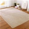 SJH Tappeto a pelo basso grande per soggiorno, non perde pelo, antiscivolo, tatami, comodino, sala giochi, cameretta dei bambini, tinta unita, lavabile