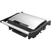 Cecotec Griglia Elettrica Piastra e Tostapane Rock'nGrill Rapid. 1500W, Superficie 24,5 x 17,3 cm, Rivestimento RockStone, Piastra Superiore Adattabile, Vassoio Raccogligocce