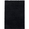 Teppium Moderno Tappeto Salotto Grande 300x400 cm Nero - Shaggy Tappeto per scendiletto Camera da Letto, Cucina y Soggiorno - Tappeto Morbido y Fluffy, Monocromatico, facile manutenzione