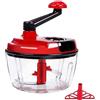 Generic Tritatutto Manuale Multifunzionale Con Contenitore - Robot Da Cucina Rapido Con Manico Pieghevole A Manovella, Tritatutto Manuale | Tritatutto Manuale, Per Aglio, Insalata, Ghiaccio