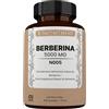 Nutrithent® Compresse di Berberina Pura 5000 mg | Massimo assorbimento per oltre 5 mesi | Supporto alla funzione digestiva, epatica e intestinale