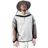 Universal Backpackers Giacca Zanzariera Anti-Insetti - Cappuccio con Cerniera - Giacca in Rete Leggera & Traspirante per Uomini e Donne per Esterni, Campeggio, Pesca, Escursioni