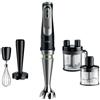 Braun - MultiQuick 9 MQ 9195XLI 2 L Frullatore ad immersione 1200 W Nero, Acciaio inox - SPEDIZIONE GRATUITA