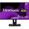 Viewsonic VG Series VG2756-4K Monitor PC 68,6 cm (27") 3840 x 2160 Pixel 4K Ultra HD LED Nero [VG2756-4K-EU]