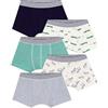 Petit Bateau Set di Boxer per Bambini in Cotone Stampato Animali, Multicolore, 3 Anni