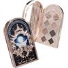 HUAZXIAOD Flower Knows Little Angel Series Eyeshadow 9 Color Palette Matte Shimmer Glitter Mixed Eye Shadow Makeup (C01)