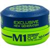 Pion Black Edition Hair Styling M1 Clay Wax - Cera di argilla forte ma flessibile per look opaco, consistenza e volume, styling professionale per saloni, 150 ml