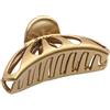 Parcelona French Golden Rain Drop - Pinza per capelli a forma di mascella, 5,6 cm, colore: Oro