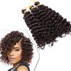 Silk-co 20cm-Crochet Hair Braids Extension Afro Treccine Kinky Curly Capelli Finti Posticci per Capelli Ricci Intrecciati Trecce-Cioccolato