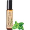 AROMA BANO Roll-On Olio Essenziale Menta Piperita 10ml con Olio di Jojoba - 100% Naturale e Puro, Pronto all'Uso - Oli Essenziali Naturali per Aromaterapia, Effetto Rinfrescante, Olio Corpo e Viso