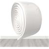 Jubilofex Rivestimento da baseboard Peel e Stick - Forma da parete rivestimento impermeabile - Taglio a forma di angolo - Decorazione per soffitti e porta 'armadio