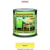 Veleca LEGNOPASTELLO Giallo - ml. 250 TINTA PASTELLO PER LEGNO INODORO ALL'ACQUA
