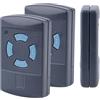 PORFOYO 2 Pezzi Apriporta Garage, Telecomando 868 Mhz, Trasmettitore Telecomando Compatibile con Telecomando Hormann 868mhz Hse2 868,Hsm2 868,Hs1/2 868,Hsz1/2 868, Telecomando A 4 Canali