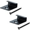 YOUTU® 30 clip di fissaggio in WPC per inizio/terminale, 8 mm, clip di fissaggio con vite autofilettante in acciaio inox