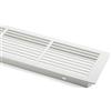 SOTECH 2 x SO-TECH® Griglie di ventilazione in alluminio 500 x 86 mm Griglia di aerazione in Lamiera verniciata Bianca