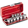 Usag U06100001 610 1/4 Efk Set Bussole Ribassate, Nero