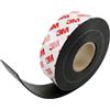Lumonic 5m Nastro magnetico | 30x1mm | Flessibile, autoadesivo, può essere tagliato a misura, senza bisogno di forare. | Zanzariera, scuola e lavagna