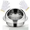 Generico Griglia di Ventilazione in Acciaio Inox 304 Tappo Griglia Aerazione Tonda 50mm 150mm 200mm Presa D'Aria Muro Presa D'aria Muro da Esterno per Casa, Bagno, Parete, Sfiato di Scarico(60mm)