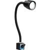 FROPIJ Lampada per tornio, CNC, magnetica, 220 V, lampada da lavoro a LED, base magnetica, impermeabile IP50, braccio flessibile, lampada da macchina, luce a collo di cigno [classe energetica E]