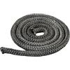 BelTech Cavo di tenuta per forno, lunghezza 2,5 m, cavo in fibra di vetro ignifugo, grigio grafite, guarnizione per porta fumo, resistente al calore fino a 550 °C (Φ: 14 mm)