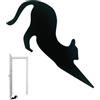 Walopola Fermaporta a, in legno, a forma di gatto, per pavimento, decorativo per la sicurezza domestica, per hotel, casa, uffici, dormitori, funziona per tutti i tipi di pavimento