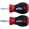 Wiha 31190 Stubby cacciavite set con 5/32 da 2,5 cm e Stubby Phillips # 1 da 2,5 cm con manico di Wiha Softfinish®
