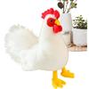 Generico Pollo di Peluche | Giocattoli morbidi e,Peluche Decorativo Per La Casa,per bambini adulti ufficio soggiorno camera da divano mensola auto festa di compleanno