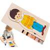 Generico Puzzle del corpo umano, puzzle di anatomia,Parti del corpo per bambini | Scheletro dettagliato interattivo educativo per lo sviluppo cognitivo Esperimenti pratici