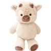 Generico Adorabile peluche di mucche pelose che corrono, morbido compagno per la buonanotte Mucche di peluche per coppie Divano Regalo di compleanno Inaugurazione della casa