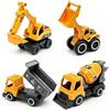 Mistystugb Giocattoli da Costruzione | Con Escavatore Piccoli Giocattoli Da Spiaggia | 4 Pezzi Camion Sabbiera Giochi all'Aperto,Per Bambini E Bambine, Outdoor, Giardino, Cortile, Spiaggia, Viaggio E Vacanza