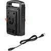 SMALLRIG Caricabatteria con Attacco a V a Doppio Canale, V-Lock per