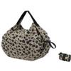Shupatto COMPACT S Borsa pieghevole 7,5L - paw marks - leopardo