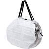 Shupatto COMPACT M Borsa pieghevole 15L - bianco rigato