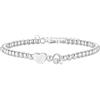 Aretas Braccialetto con iniziale per donne e ragazze, in argento S925, con ciondolo a forma di cuore dalla A alla Z, regalo di Natale e di compleanno per ragazze, figlia, sorella, amici, gioielli, 17+
