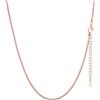 FaithHeart Collana Uomo Donna, Catenina Serpente Tonda,Larga 2mm Lunga 60cm, 316L Acciaio Inossidabile, Impermeabile di Alta Qualità, Gioielli da Regalo