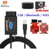 NONE ELM327 V1.5 supporto USB/BT/WIFI HS-CAN/MS-CAN Switch muslimah Chip ELM 327 per Ford FORScan OBD2 Scanner diagnostico per auto
