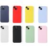 NONE Custodia per telefono in silicone di lusso per iPhone 11 12 13 14 15 Pro Max Mini Cover morbida per caramelle per iPhone XR XS Max 7 8 Plus SE 2020 Custodie