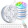 ZODOLAMP Luce subacquea sommergibile 13LED aggiornata con telecomando Luce subacquea per piscina IP68 Lampada luminosa RGB per stagno/piscina/acquario