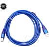 WYMECT Cavo stampante USB 2.0 tipo A maschio a tipo B maschio doppia schermatura blu trasparente ad alta velocità da 0,3 m, 1,5 m, 3 m 5 m di alta qualità