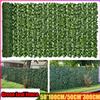 NONE Pannelli per recinzione a foglia verde artificiale 1M/3M Schermo per recinzione per privacy finta per la decorazione del balcone del giardino esterno della casa