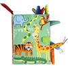 NONE 0-36M Bambino Giocattolo per l'apprendimento precoce Coda Libro di stoffa Genitore-figlio Suono interattivo Puzzle di carta Libro di stoffa Sonaglio