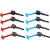 NONE Albero di trasmissione universale in metallo da 4 pezzi CVD 70mm per parti di aggiornamento per auto Tamiya TT02 1/10 RC