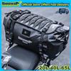Rhinowalk Borsa da Sella per Moto Rhinowalk 20L/40L/65L, Zaino Impermeabile per Sedile Posteriore con Pannello di Espansione MOLLE